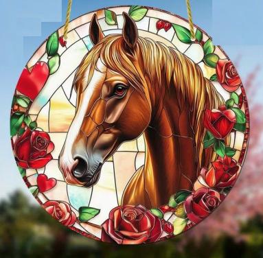 Raamhanger paard ( groot formaat )