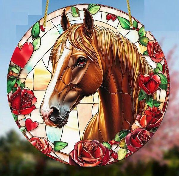 Raamhanger paard ( groot formaat )