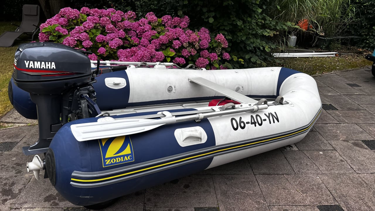Zodiac 340 met 15pk motor