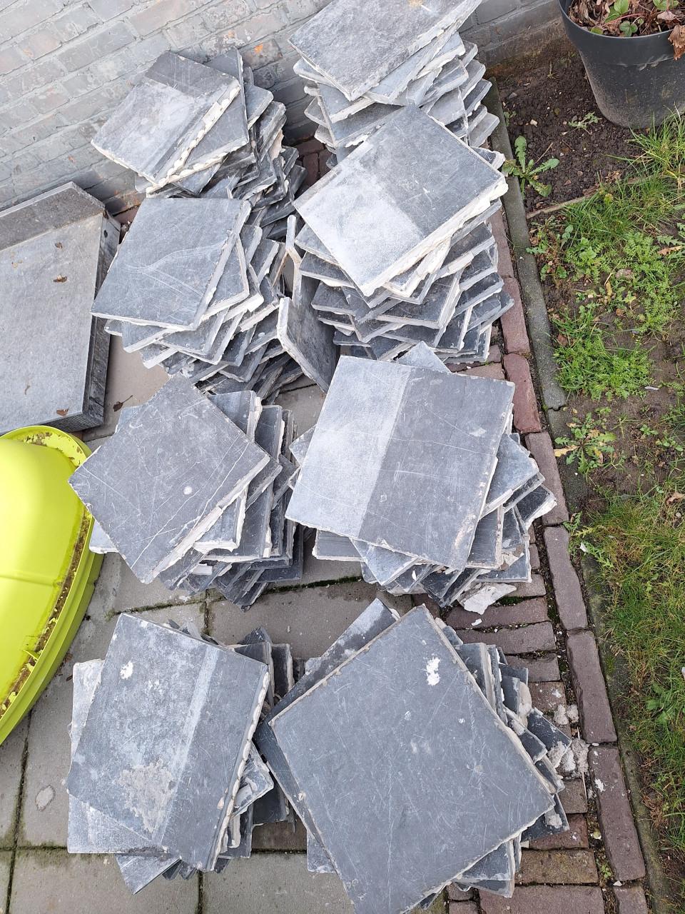 Getrommelde hardstenen tegels