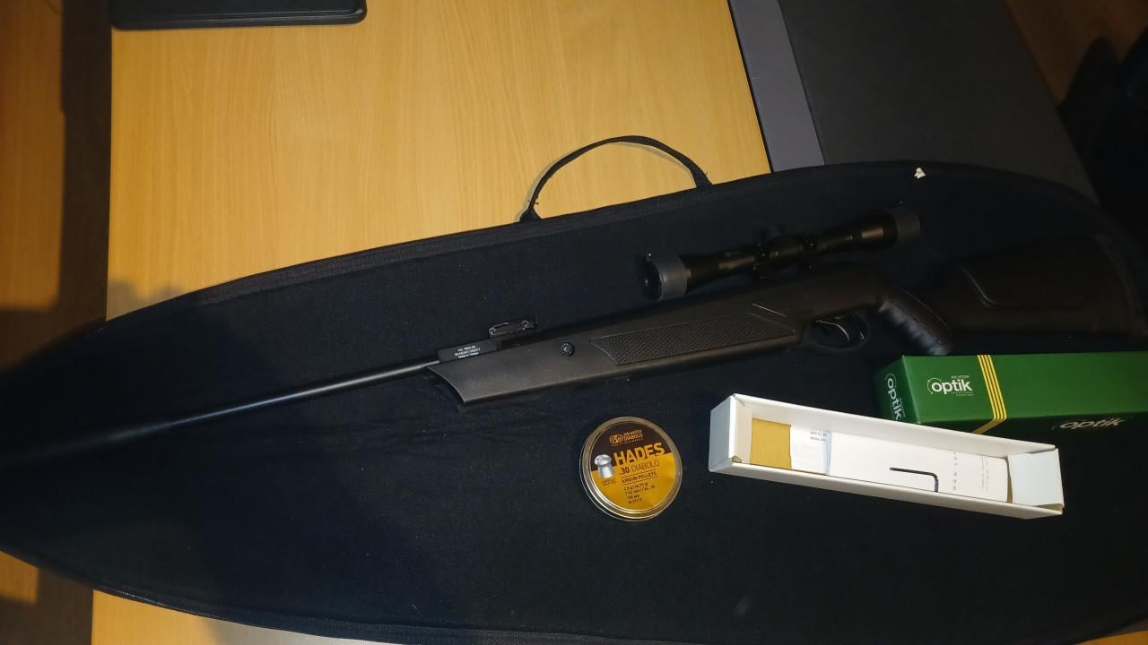 Luchtbuks zwaar kaliber 7.62mm