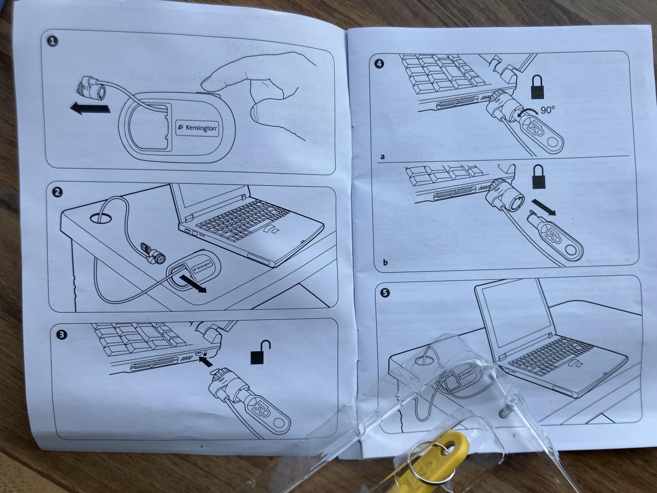 Kensington Microsaver Keyed Retractable Notebook Lock
