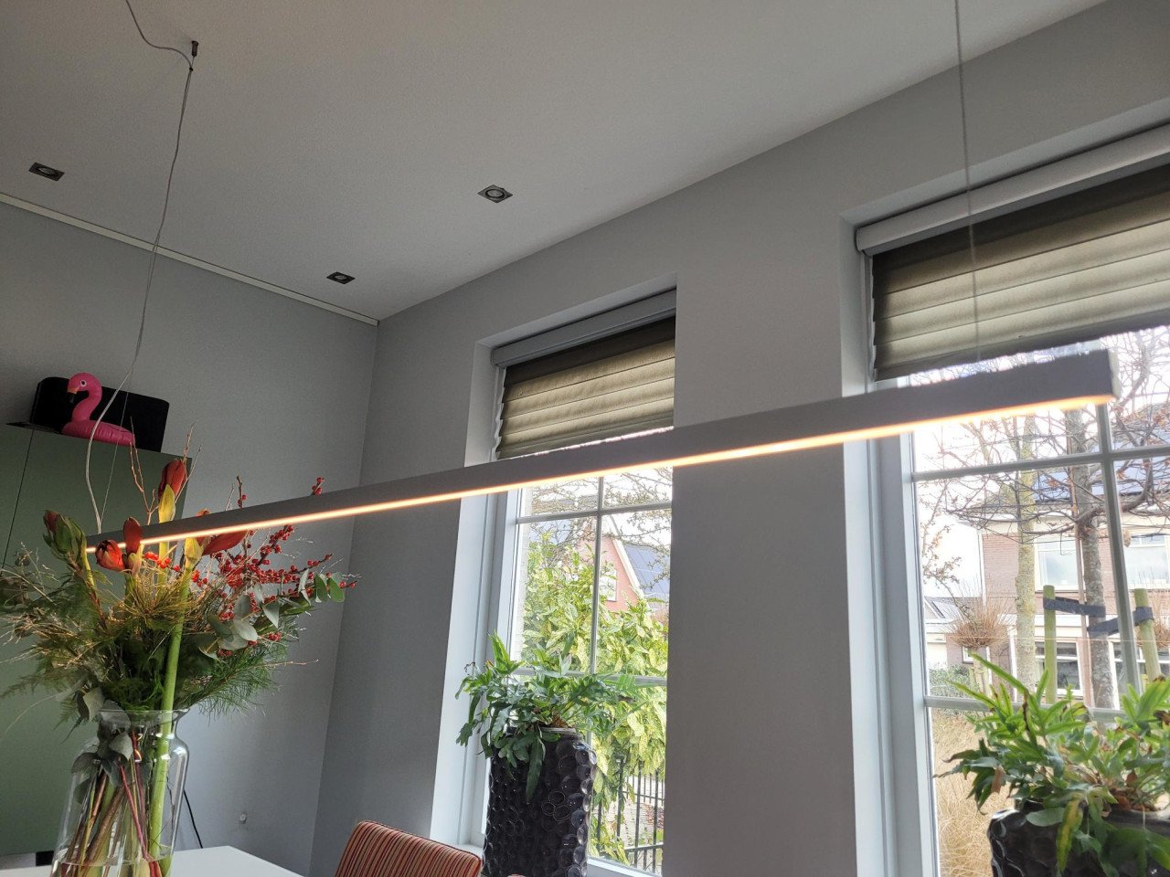 Moderne aluminium led hanglamp