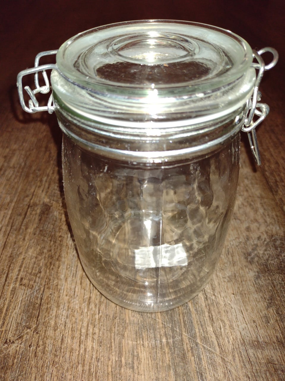Weckpot glas ongeveer 16 cm hoog
