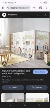 Ikea kura bed mey tent