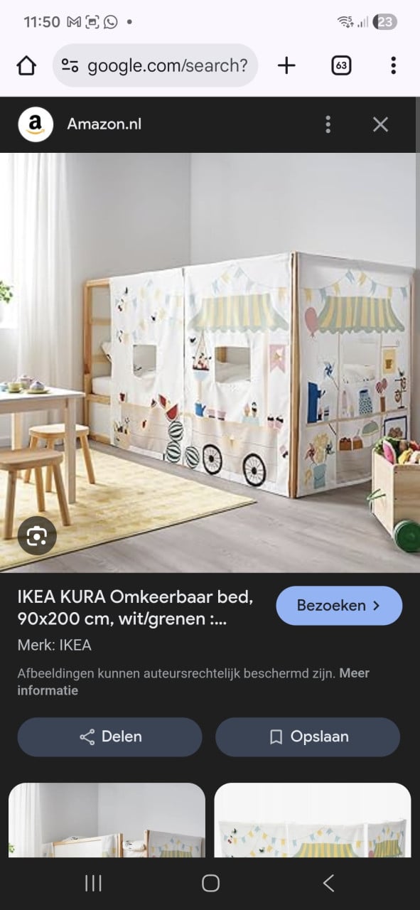 Ikea kura bed mey tent