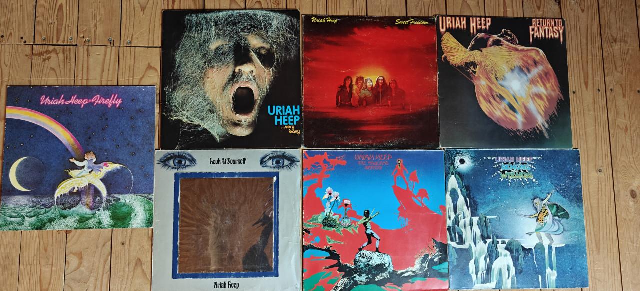 Te Koop 7 LP’s van in een koop  Uriah Heep