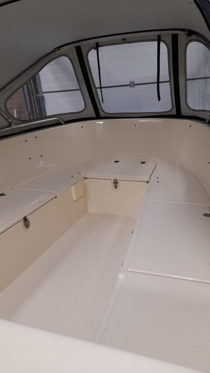 PL-Sylas polyester consoleboot compleet met motor, trailer & accessoires