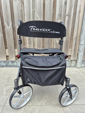 Travixx Deluxe Rollator antraciet S z.g.a.n