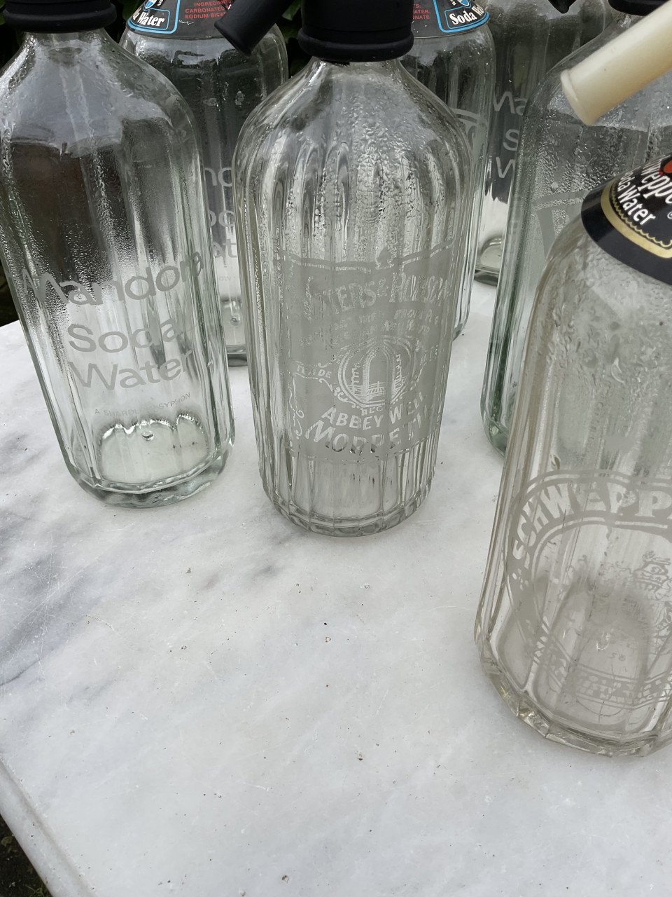 Vintage siphonflessen