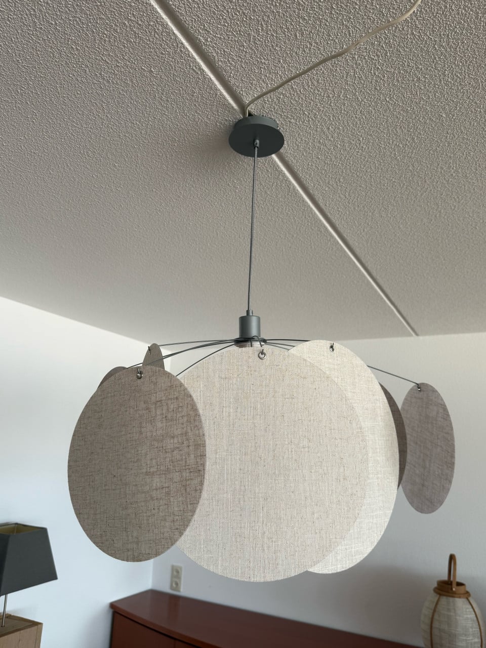 Gratis plafondlamp japandi / boho beach