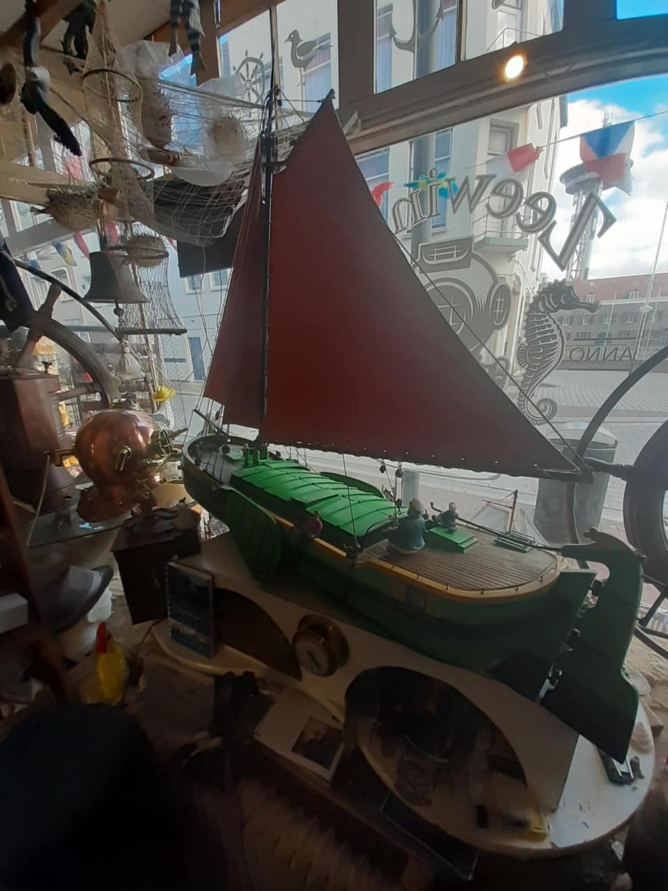 Groot scheepsmodel zeilschip Paviljoenpoon 160 cm