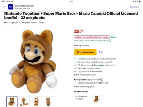 Mario knuffel