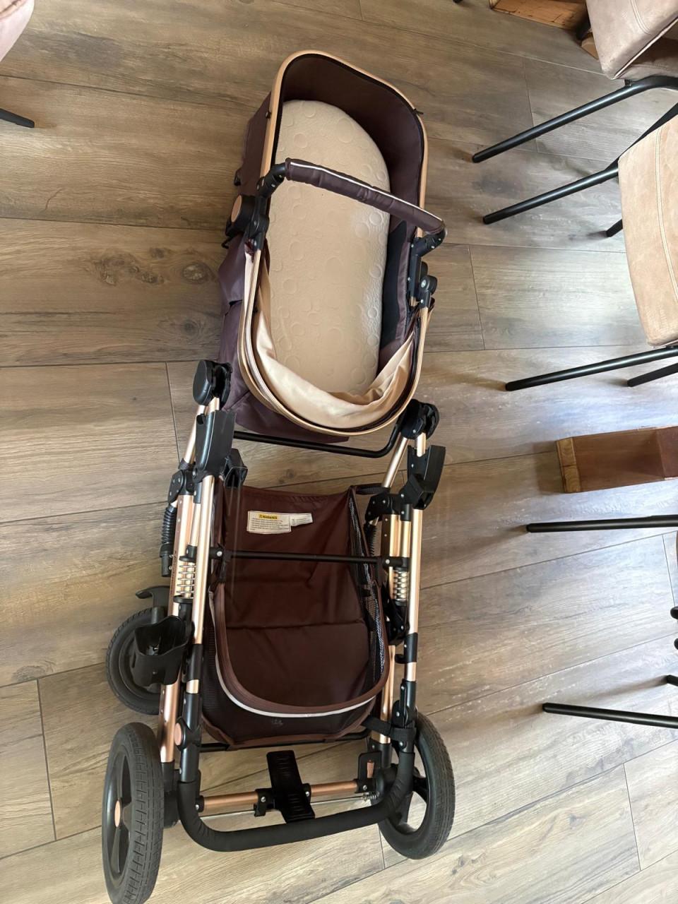 Kinderwagen met Reiswieg (los te koppelen) van Mio Amore