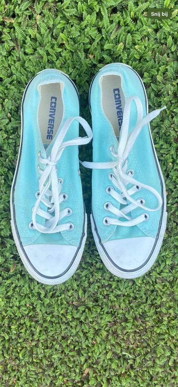 Superleuke groene All Stars converse, maat 39,5