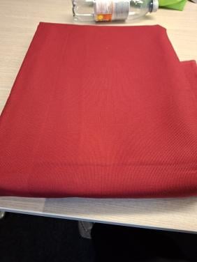 Lap stof, donkerrood, 3 m x 1,4 m
