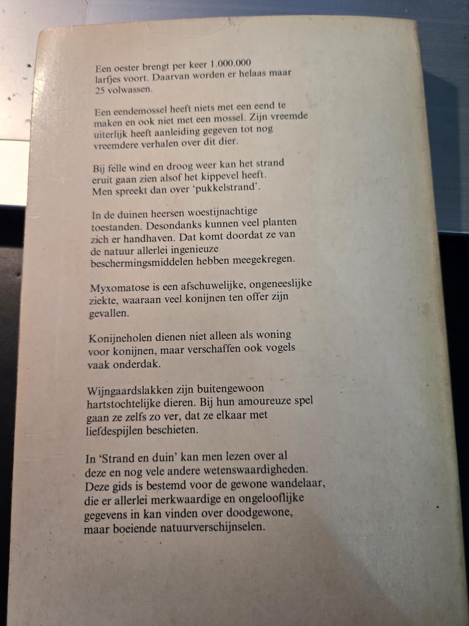 Boek: Strand en duin 1972 1e druk