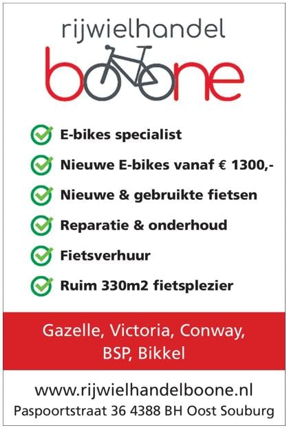 Herfst aanbiedingen bij Rijwielhandel Boone,korting tot wel 730 euro.