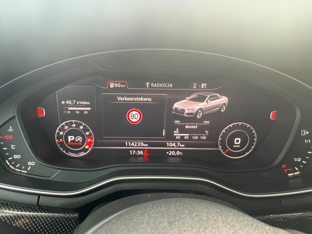 Audi A5 cabriolet 3.0 tfsi s5 quattro pro line plus, div opties, wegklapbar