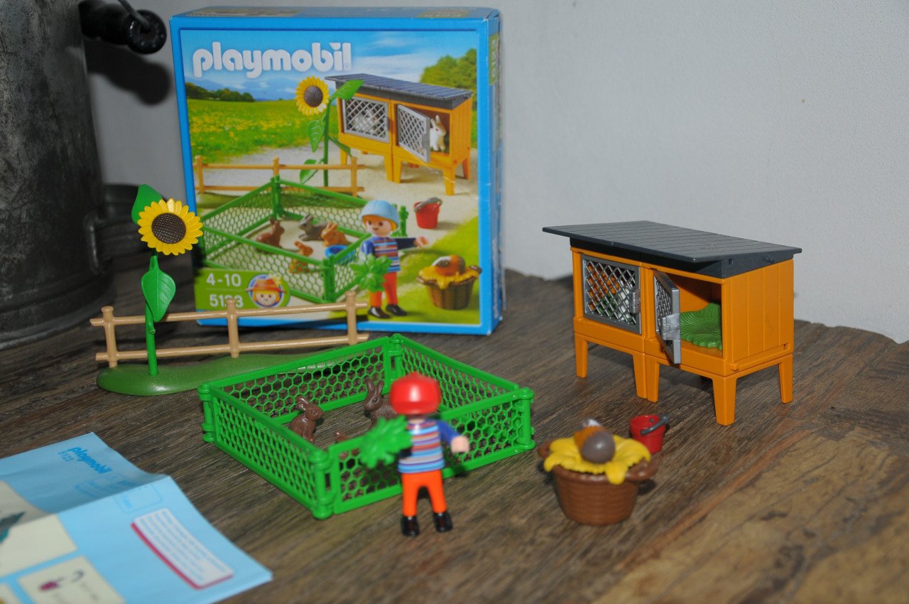 Playmobil Verzorgingsplaats met konijnen - 5123