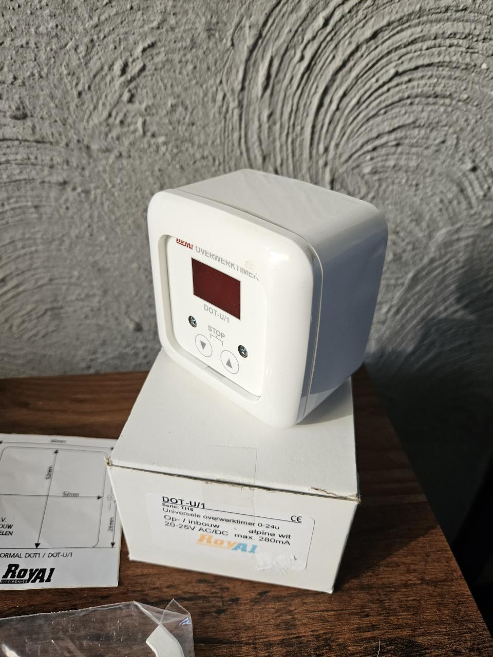 Royai Overwerktimer DOT-U/1 - Nieuw in doos