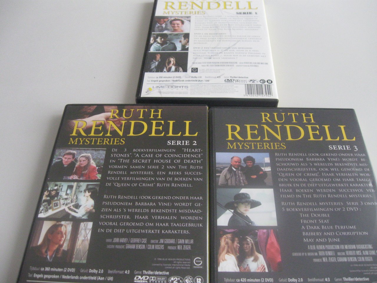 6 Dvd"s Ruth Rendell