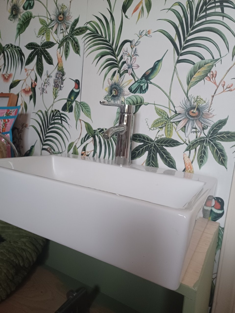 Wastafel met kraan