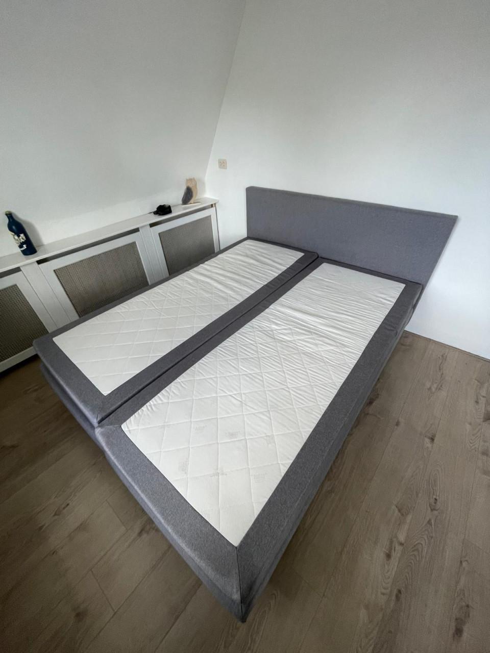 Boxspring grijs
