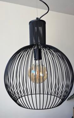 Hanglamp zwart metaal