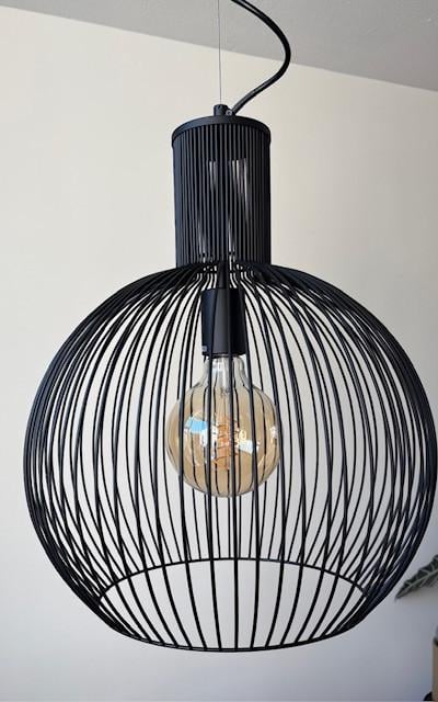 Hanglamp zwart metaal