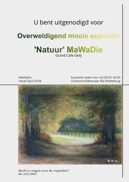 Tentoonstelling kunst Grand Café Getij Oosterscheldestraat 18a
