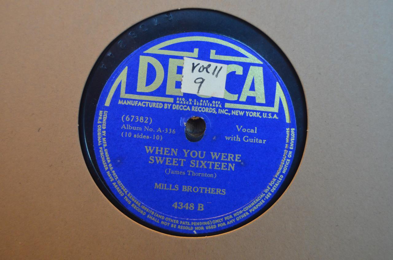 78 rpm Mills Brothers jaren '40 en '50 héél veel stuks. (6)