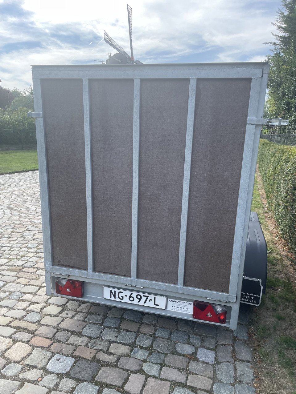 Gesloten Aanhanger 750 kg
