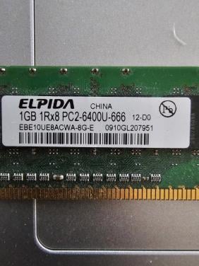 DDR 2  1GB  PC2 6400U-666