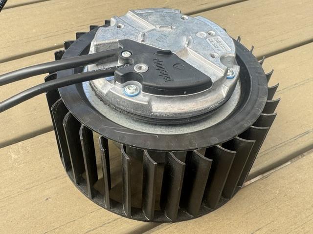 Voor revisie: motor voor DUCO ventilatorbox, ebm-papst R3G140‑AF17‑12