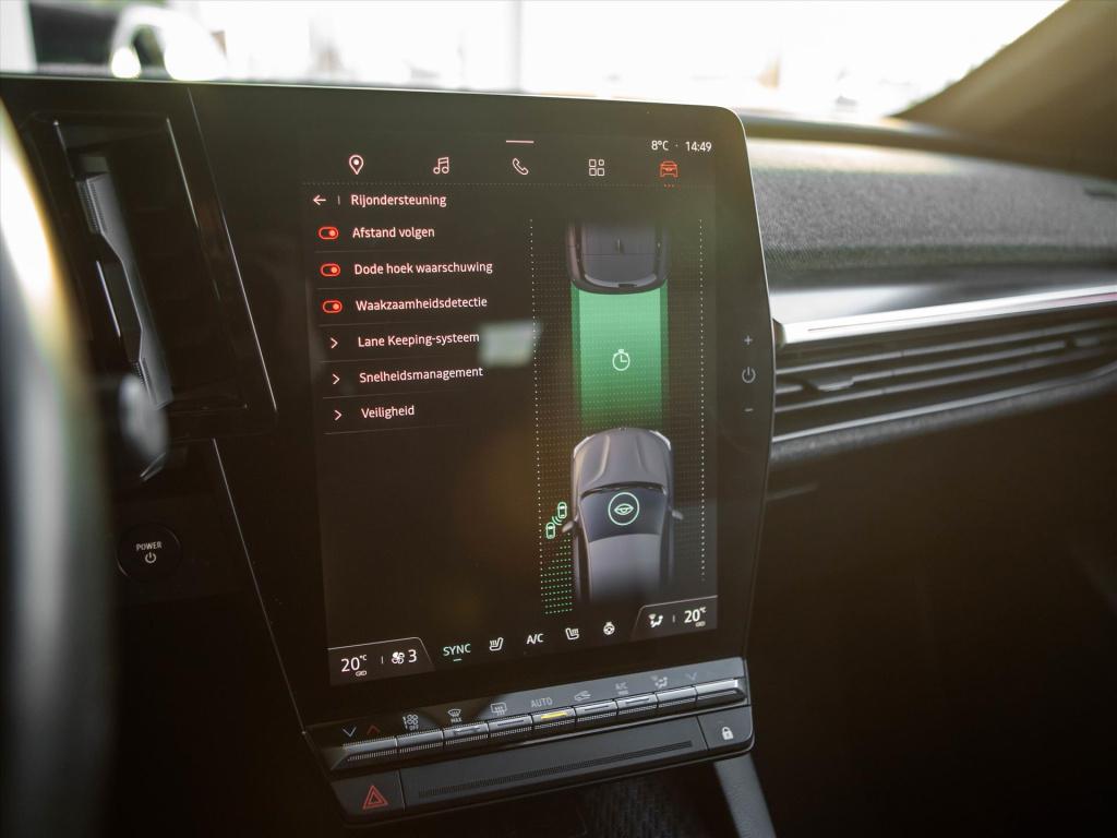 Renault Megane E-tech ev60 220pk optimum charge techno | stoel & stuurverwa