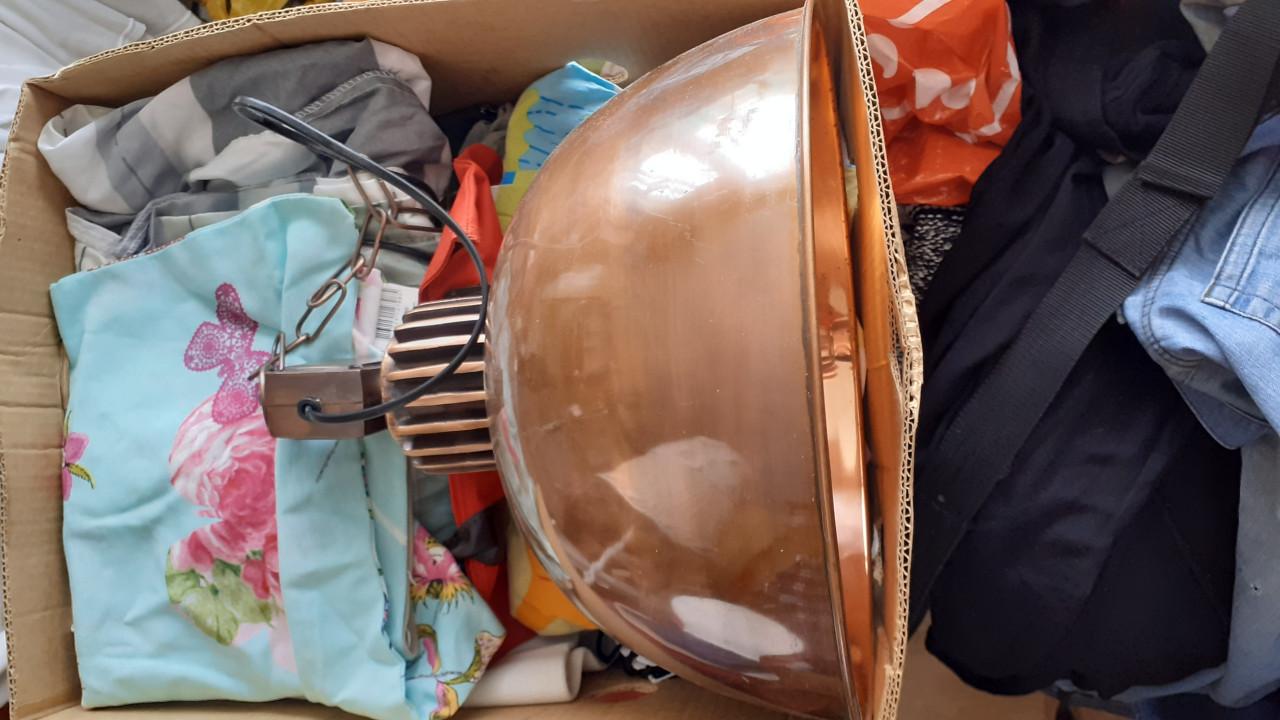 4 x LAMPEN - Industriele - Enorm Grote Vintage & Diverse Lampen