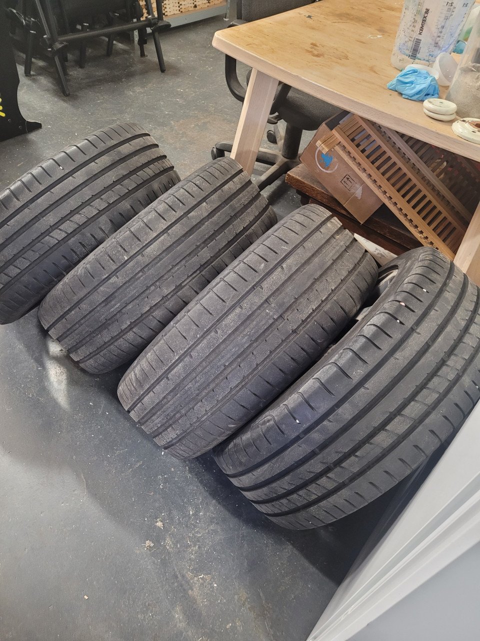 Aluminium velgen incl.banden !!