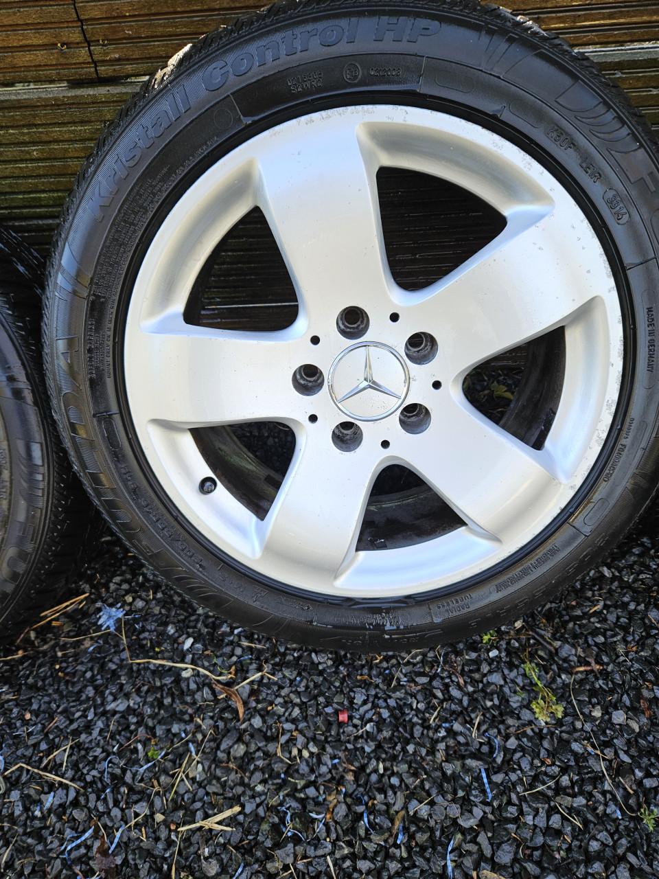 Mercedes 16 inch originele velgen met banden