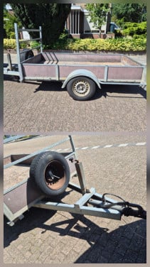 Ruime aanhangwagen | bezorgen mogelijk.