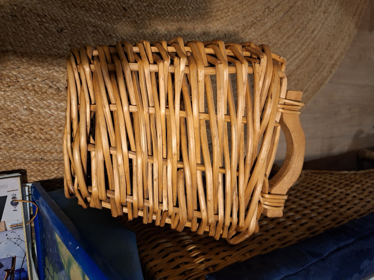 Decoratieve rotan mand