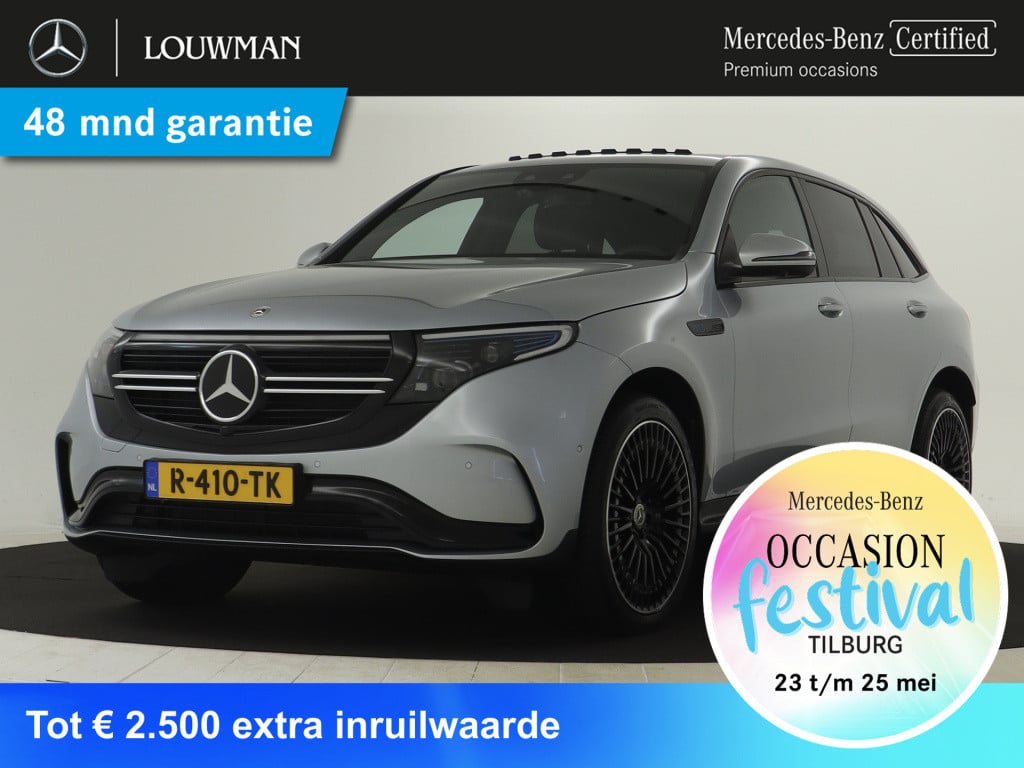 Mercedes-Benz Eqc 400 4matic amg line 80 kwh | schuifdak | trekhaak | stoel