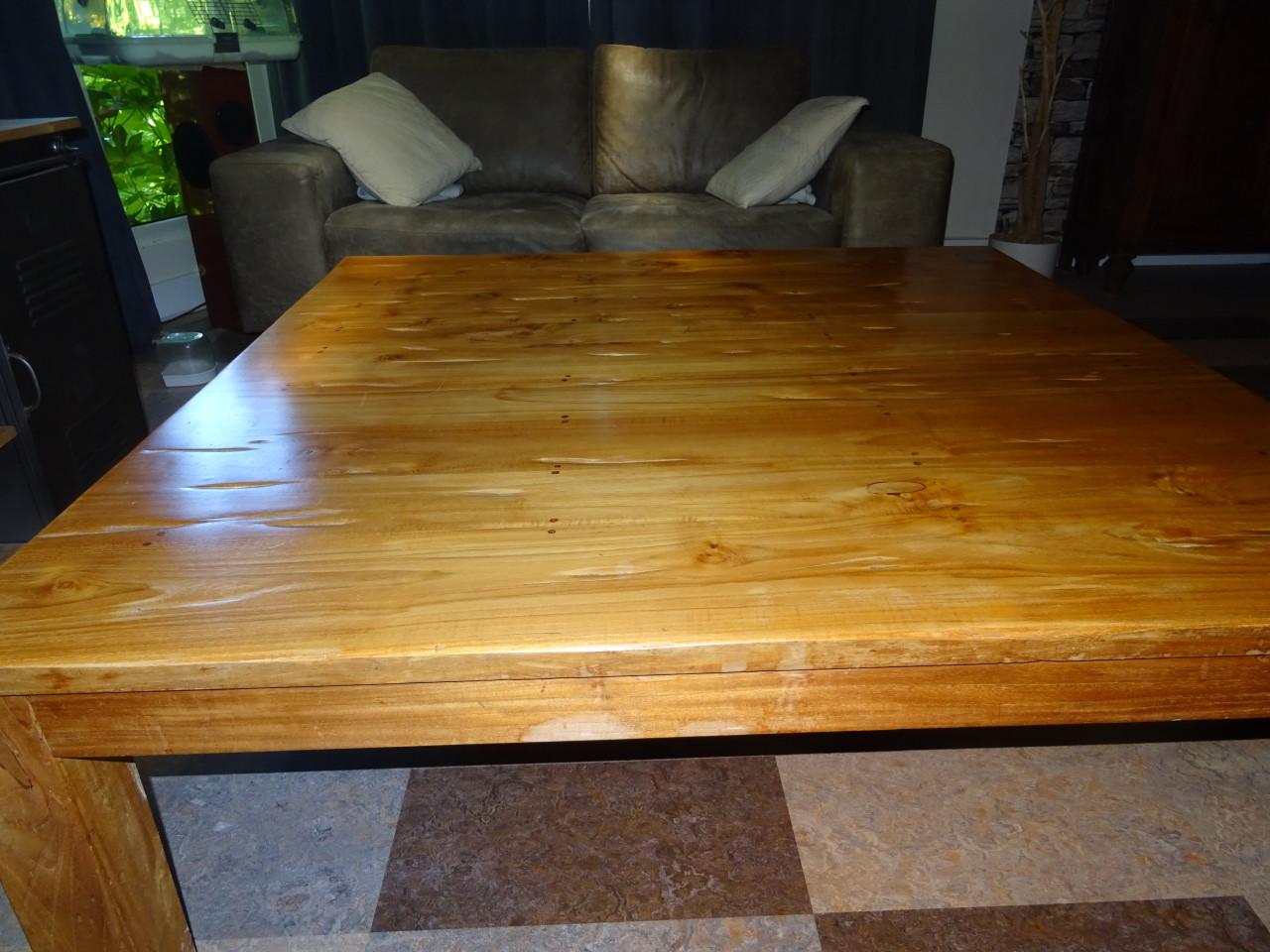 Salontafel massief teak