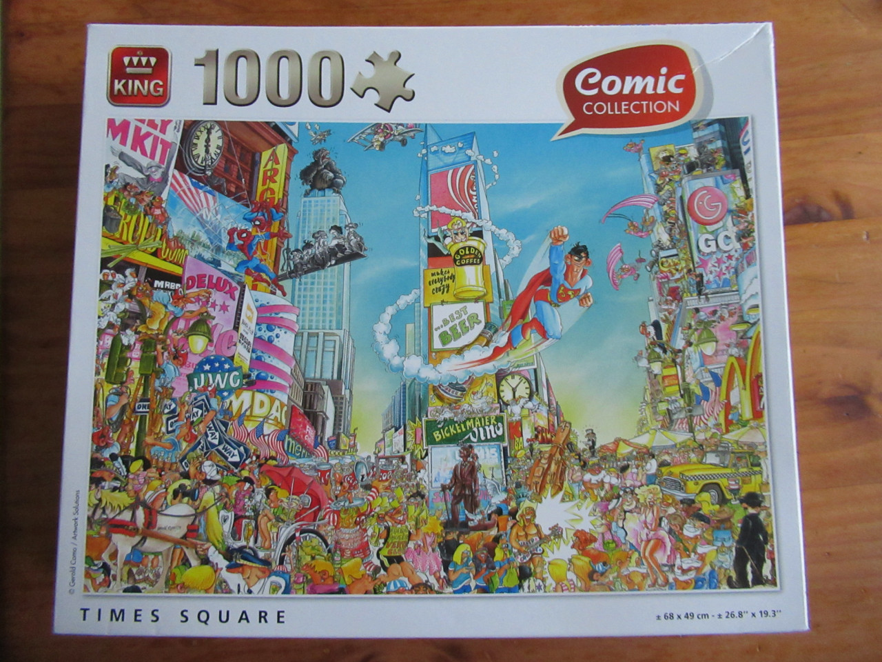 2 mooie puzzels van 1000 stukjes, zo goed als nieuw