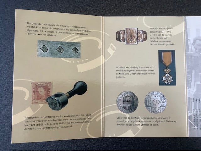 Holland Coin Fair herdenkingsset 1995 “Ook ‘s Rijks Munt”.
