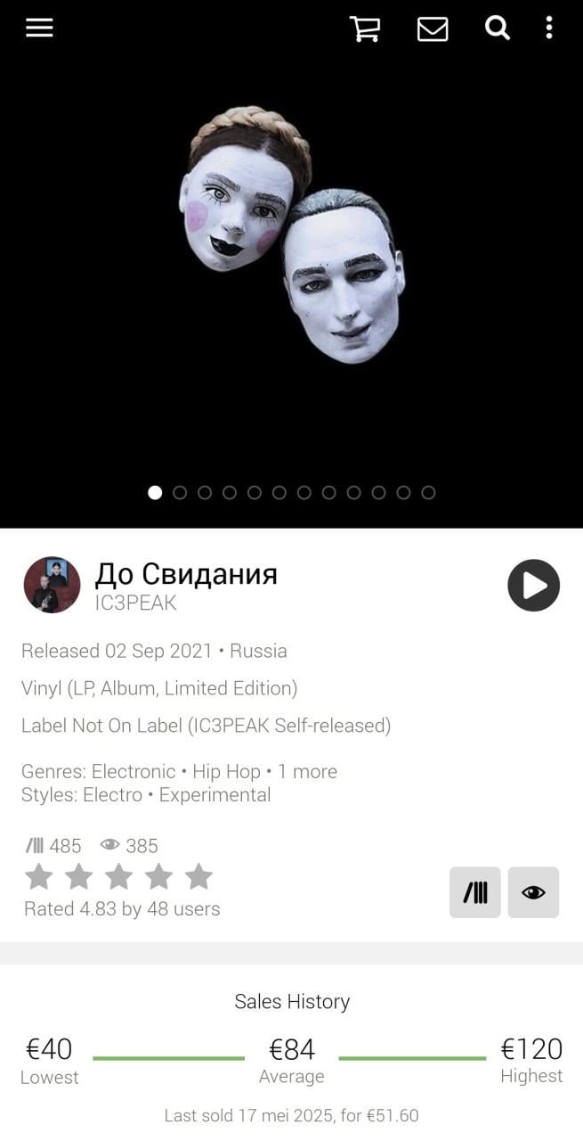 IC3PEAK LP Nieuw in de verpakking