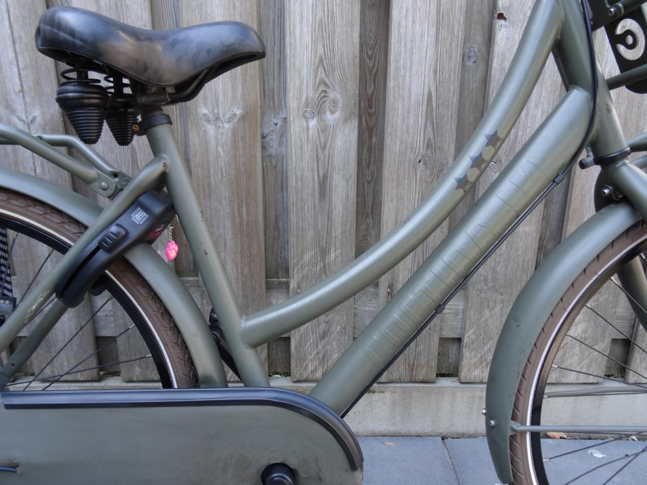 🚲 Cortina U4 Transport Meisjesfiets – 26 inch – Stone Bridge Matt