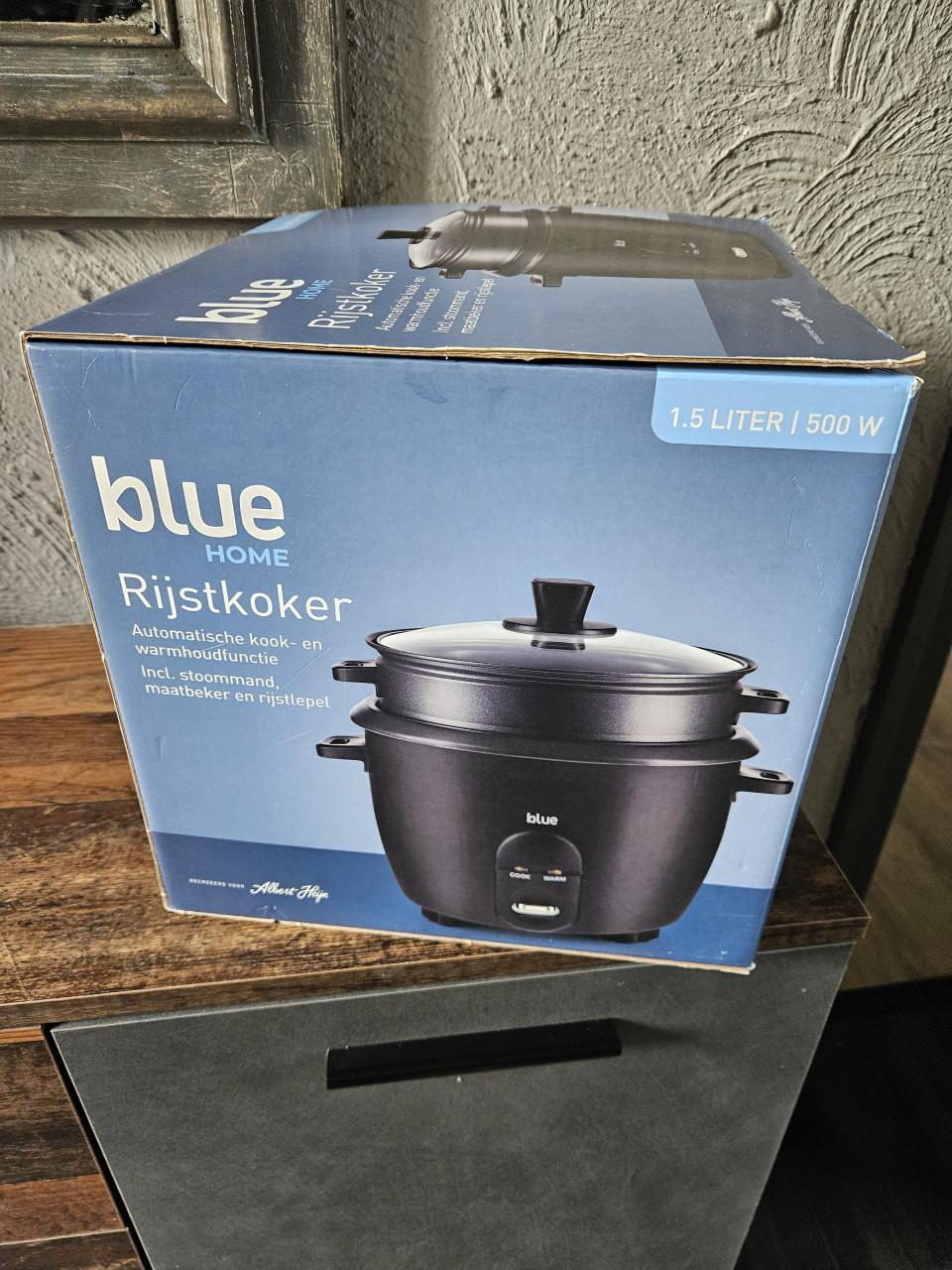 Blue Home Rijstkoker 1.5L 500W - Nieuw in doos