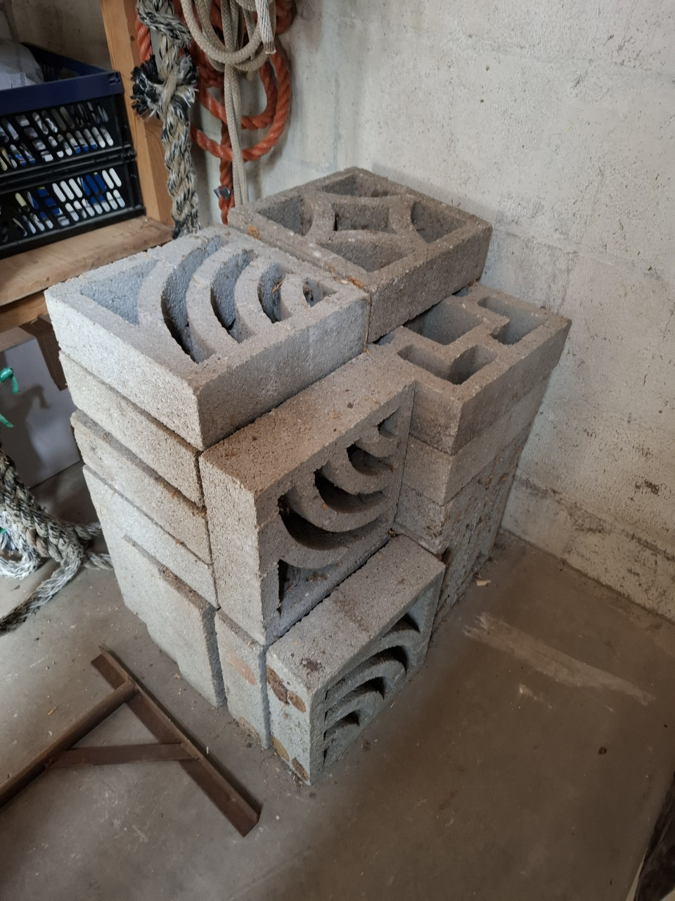 Sierbeton blokken 24 st 30 x 30 cm