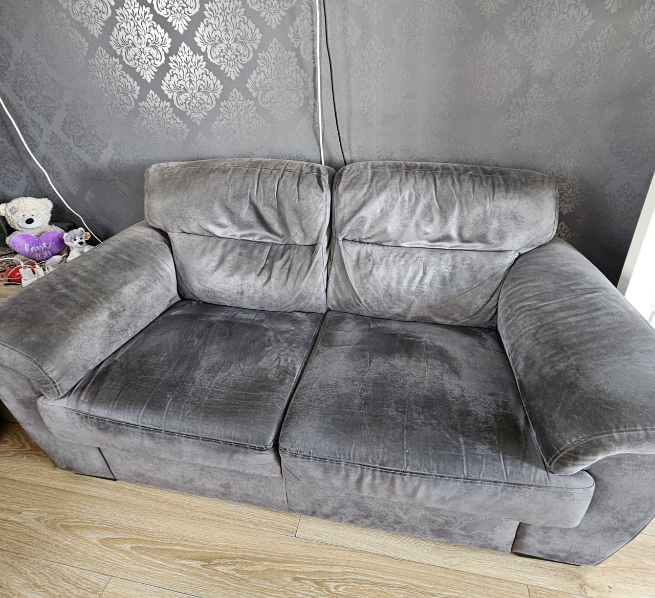 2x 2 zitsbanken antraciet